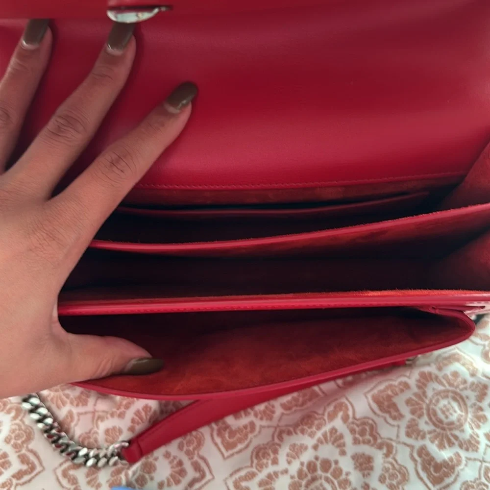AUTHENTIC 2018 ysl sac mng l sunset avec tass - Picture 3 of 10